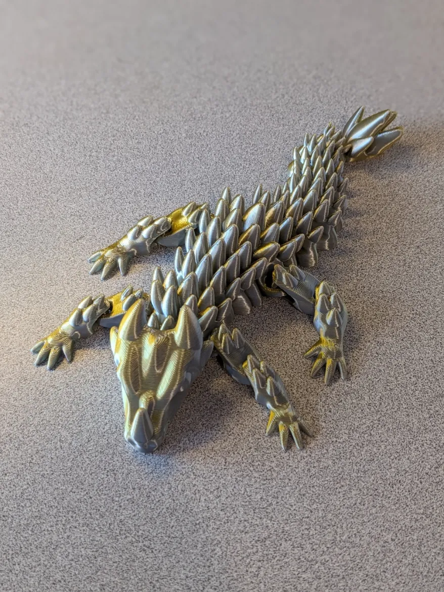 Flexi Dragon keychain